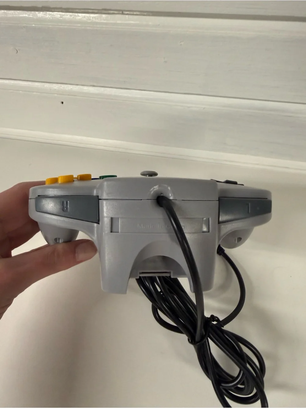 Classic Retro Power USB N64-Style Controller Gray